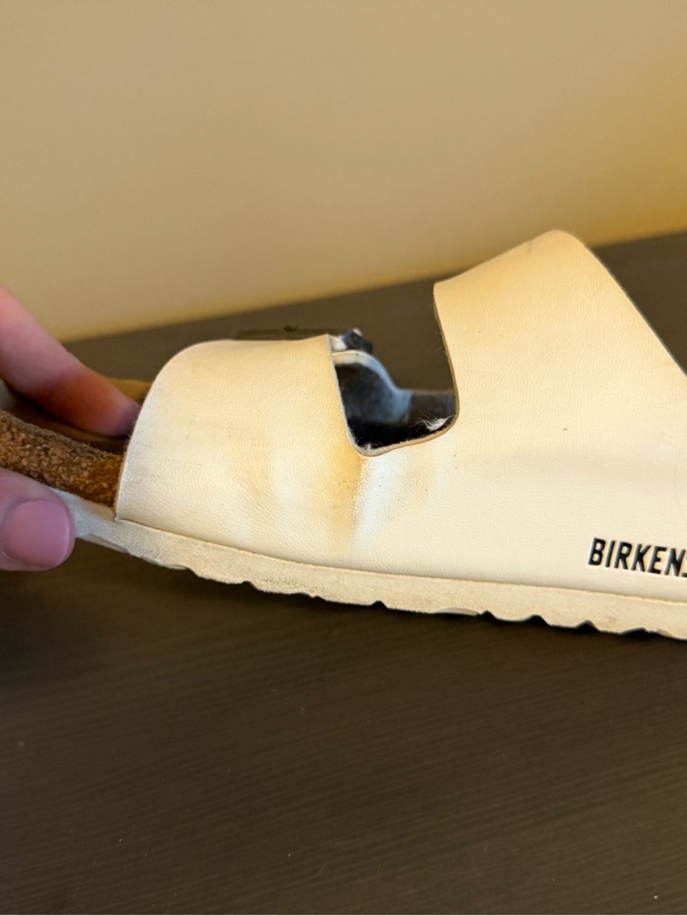Birkenstock Arizona White Two-Buckle Sandals - Picture 11 of 12